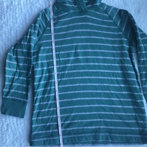 Hanna Andersson Green Striped Hoodie - Picture 5 of 5
